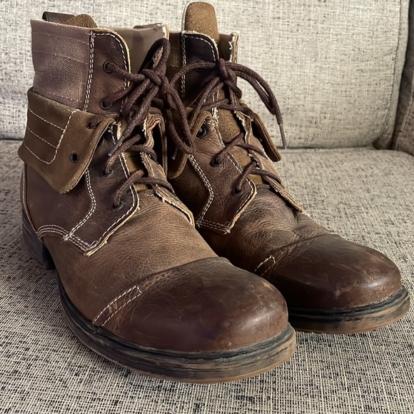 Bed Stu Men’s Chelsea  Brown Leather Boots Size 11 - Picture 10 of 13
